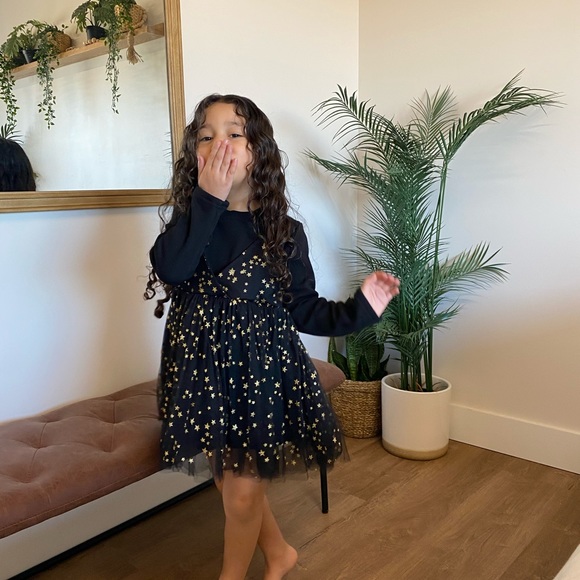 Black Estrella Sweater Dress - Picture 1 of 3